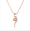 Necklace Cheap Wholesale Classic 18K Gold Plated Necklaces Zircon Pendant