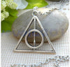 Harry Potter Deathly Hallows Charm Pendant Necklace