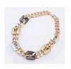 jewelry with punk square accessories gold chain necklace fashion