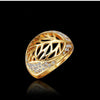 Rhinestone Mujer 18K Gold Plated Ring For Women