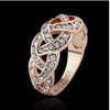 Rhinestone Mujer Accessories 18K Gold Plated Ring