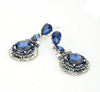 Simulated Gemstone Earrings Brincos De Festa Luxury Dangle Earring for Women