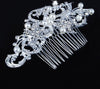Crystal Rhinestones Diamante Pearls Women Hair Clip Comb
