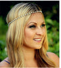 Tassel Simulated-Pearl Leaves Headband Hair Accesories