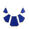 Style Bright Color Enamel Alloy Chain Geometric Necklace