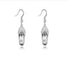 Vintage Austria Crystal Dangle Earring Slipper Shoes For Women