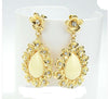 angle Earrings Gold Color Alloy Water Drop Earrings