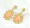 angle Earrings Gold Color Alloy Water Drop Earrings